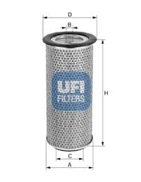 Filtru aer UFI 27.971.00