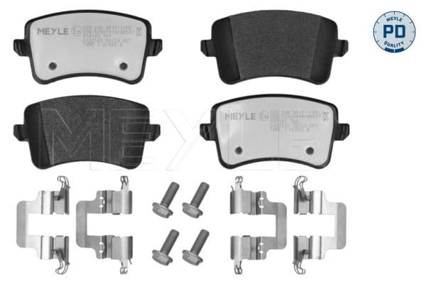 set placute frana,frana disc MEYLE -PD: Advanced performance and design. 025 246 0617-1/PD