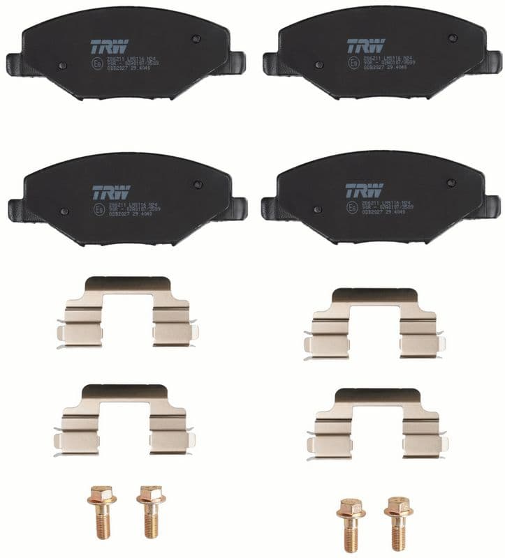 set placute frana,frana disc TRW COTEC GDB2027