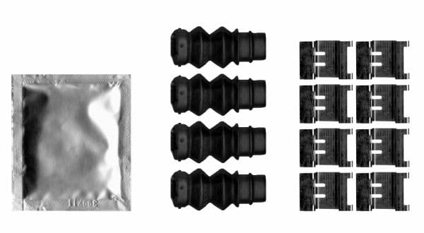 Set accesorii, placute frana TEXTAR 82541900
