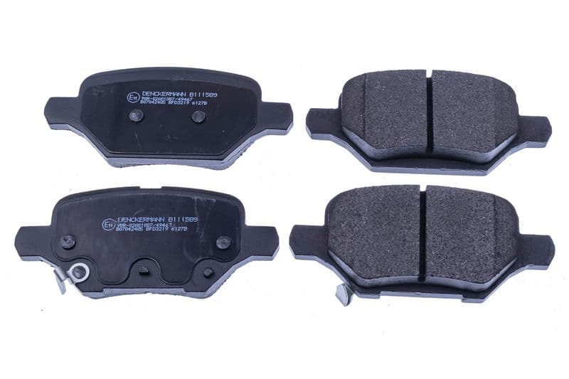 set placute frana,frana disc DENCKERMANN B111589
