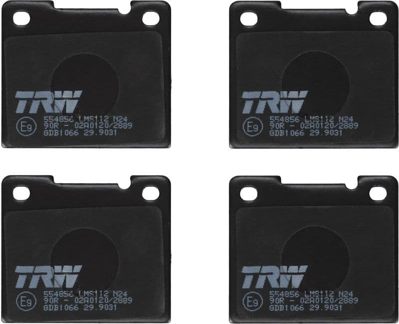 set placute frana,frana disc TRW GDB1066