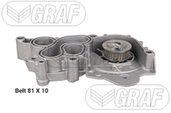 Set pompa apa + curea dintata GRAF PA1267A