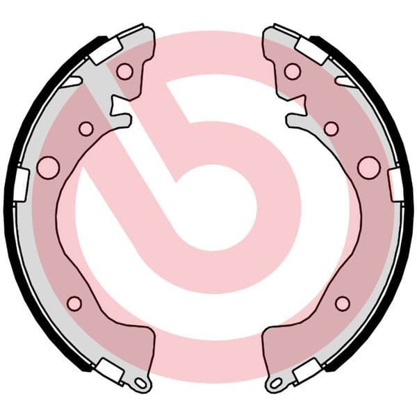 Set saboti frana BREMBO ESSENTIAL LINE S 28 521