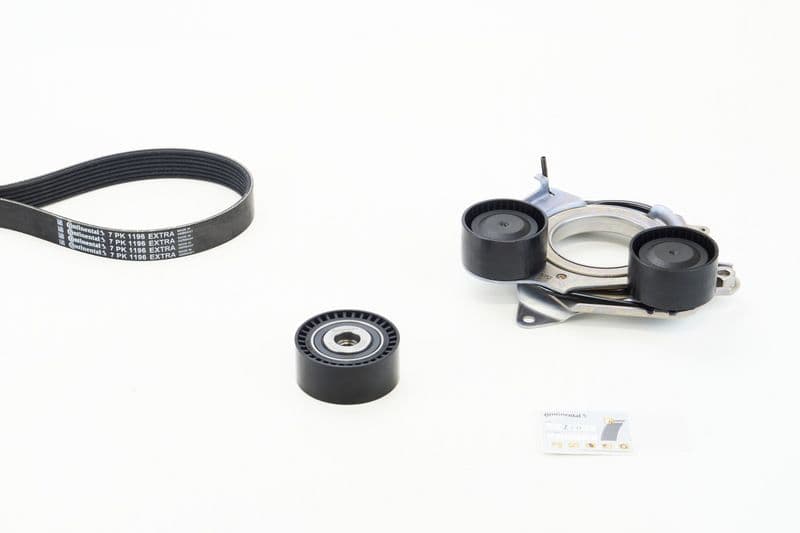 Set curea transmisie cu caneluri CONTINENTAL CTAM 7PK1196 EXTRA K2