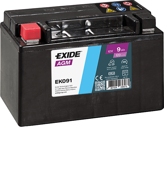Baterie de pornire EXIDE Start-Stop 9Ah 12V