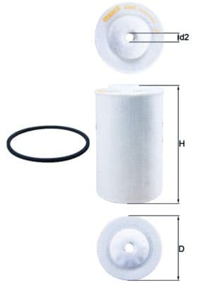 filtru combustibil MAHLE KX 65D