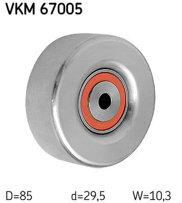 Rola ghidare/conducere, curea transmisie SKF VKM 67005