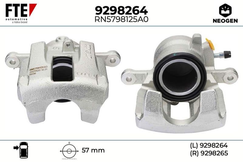 Etrier frana FTE NEOGEN 9298264