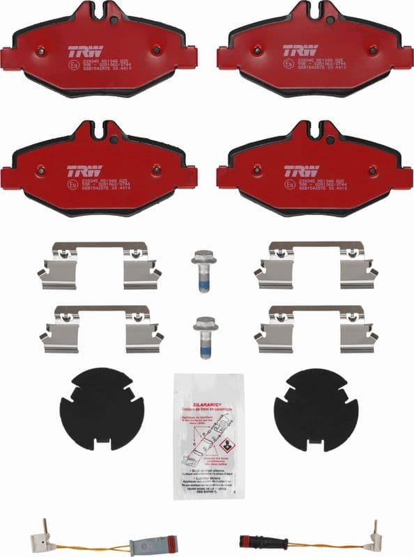 set placute frana,frana disc TRW DTEC COTEC GDB1542DTE