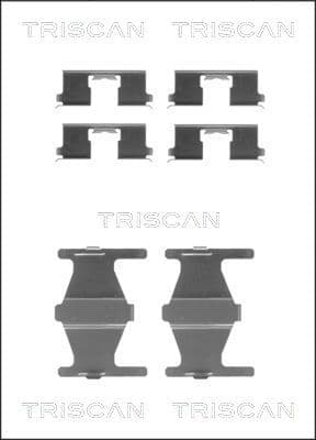 Set accesorii, placute frana TRISCAN 8105 141589