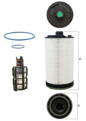 filtru combustibil MAHLE KX 654KIT