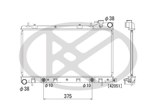 Radiator, racire motor KOYORAD PL091604