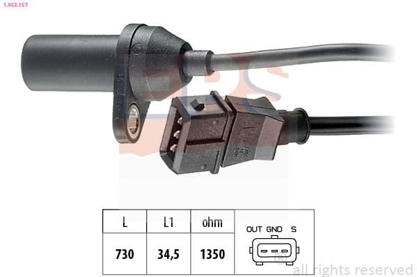 Senzor impulsuri, arbore cotit EPS Made in Italy - OE Equivalent 1.953.157