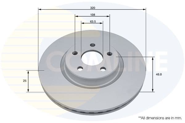 Disc frana COMLINE ADC5083V