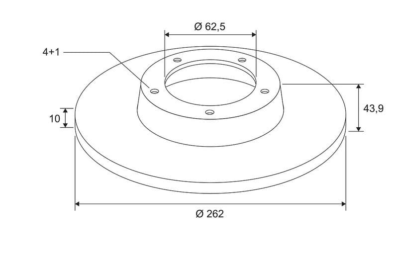 Disc frana VALEO 197456