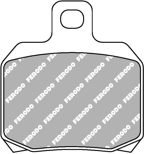 set placute frana,frana disc FERODO FDB2074AG