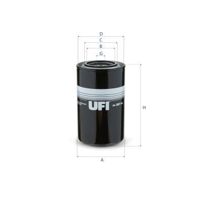 filtru combustibil UFI 24.257.00