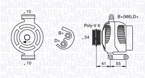 Generator / Alternator MAGNETI MARELLI 063377028010