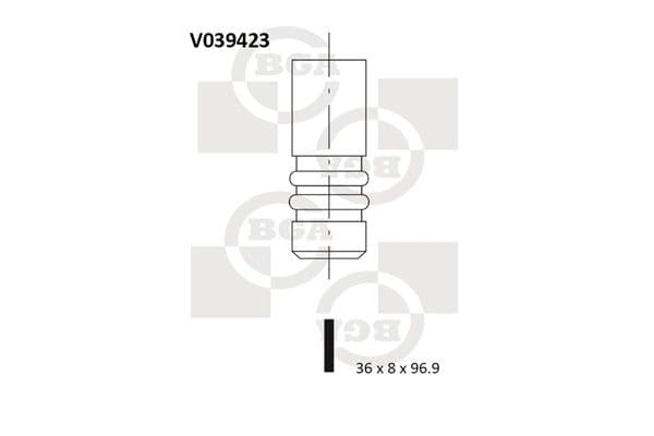 Supapa admisie BGA V039423