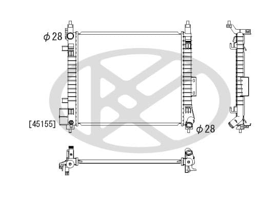 Radiator, racire motor KOYORAD PL022944