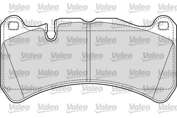 set placute frana,frana disc VALEO 601685