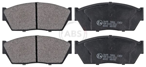 set placute frana,frana disc A.B.S. 36495