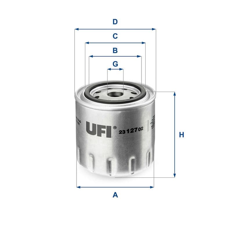 Filtru ulei UFI 23.127.02