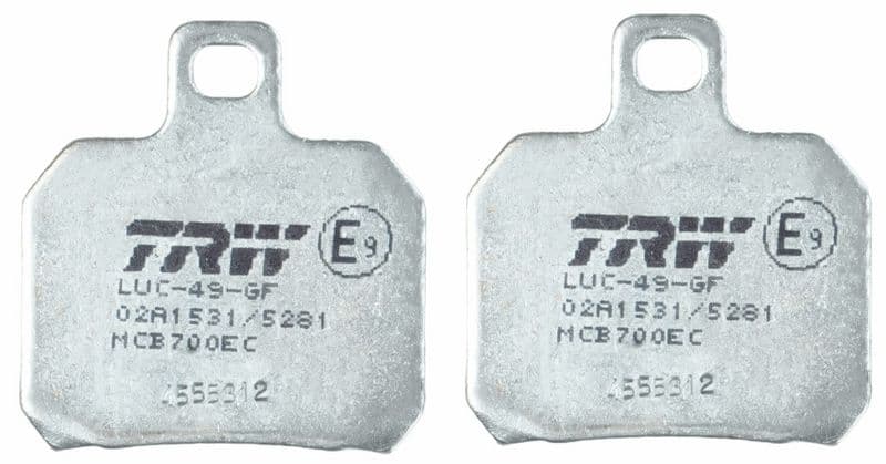 set placute frana,frana disc TRW Organic Eco MCB700EC