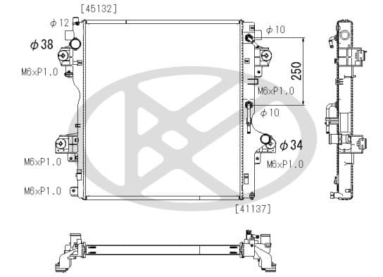 Radiator, racire motor KOYORAD PL013480