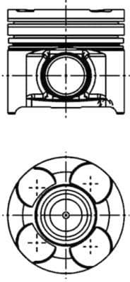 Piston KOLBENSCHMIDT 40660610