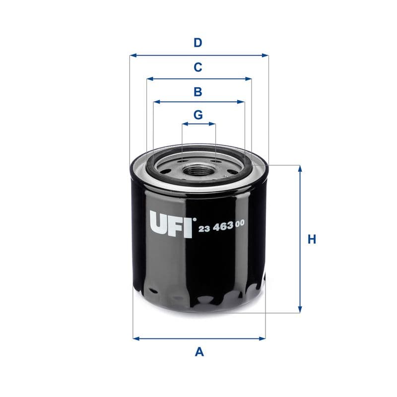 Filtru ulei UFI 23.463.00