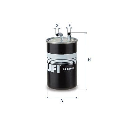 filtru combustibil UFI 24.126.00