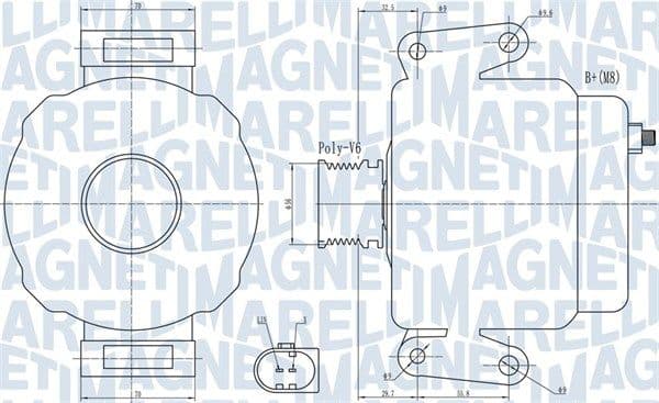 Generator / Alternator MAGNETI MARELLI 063732007010