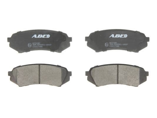 set placute frana,frana disc ABE C22017ABE
