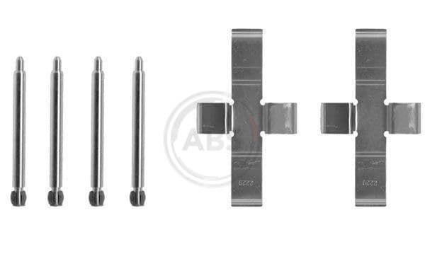 Set accesorii, placute frana ABS 1004Q