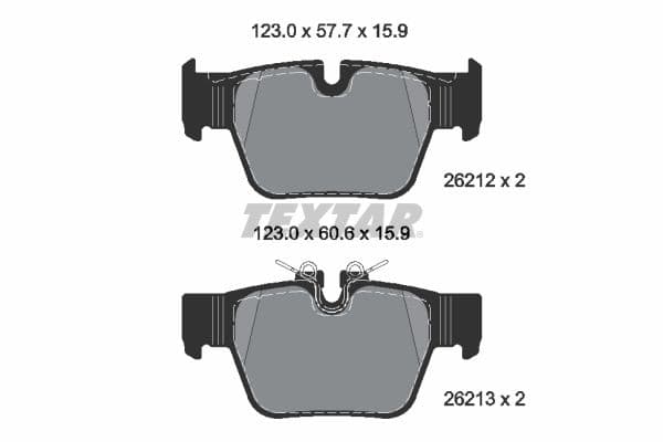 set placute frana,frana disc TEXTAR Q+ 2621201