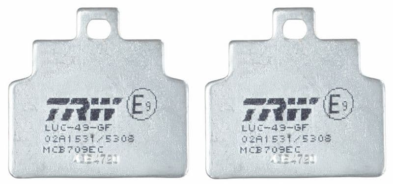 set placute frana,frana disc TRW MCB709EC