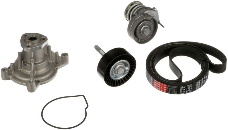 Pompa apa + Set curea transmisie cu caneluri GATES Micro-V® KP76PK1735