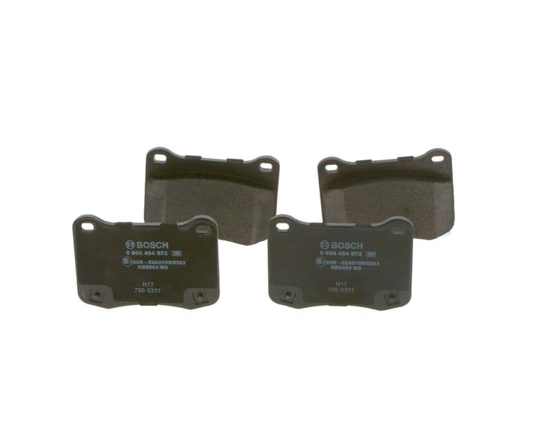 set placute frana,frana disc BOSCH 0 986 494 872
