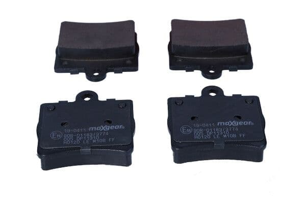 set placute frana,frana disc MAXGEAR 19-0411