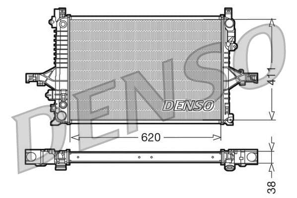 Radiator, racire motor DENSO DRM33066