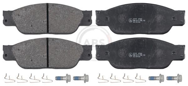 set placute frana,frana disc A.B.S. 37179