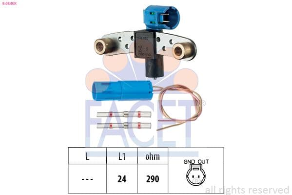 Senzor impulsuri, arbore cotit FACET Made in Italy - OE Equivalent 9.0545K