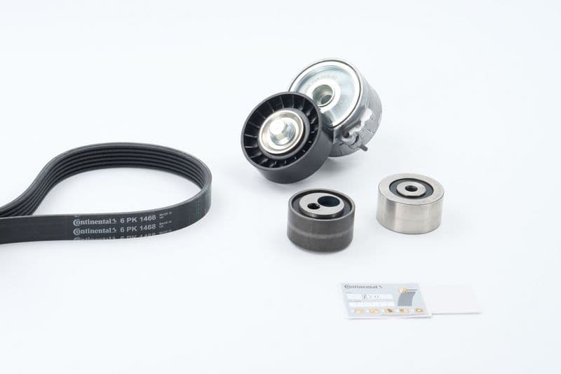 Set curea transmisie cu caneluri CONTINENTAL CTAM 6PK1468K1
