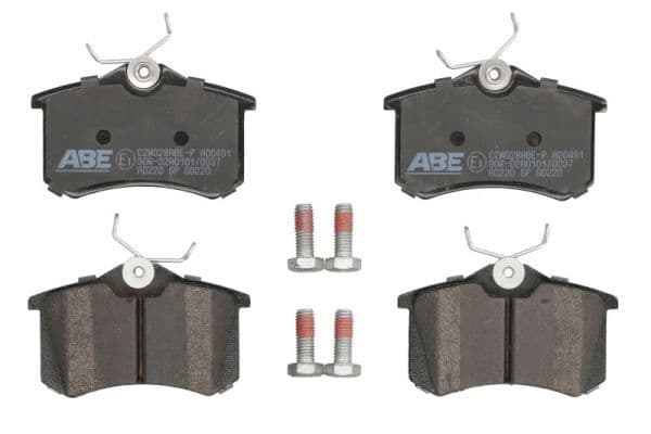 set placute frana,frana disc ABE C2W028ABE-P