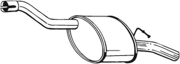 Toba esapament finala BOSAL 154-607