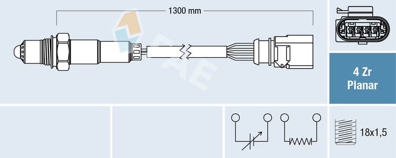 Sonda Lambda FAE 77900