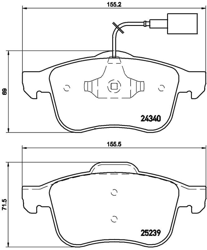 set placute frana,frana disc BREMBO PRIME LINE P 23 132