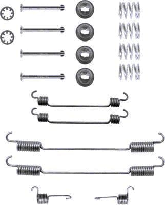 Set accesorii, sabot de frana TEXTAR 97009600